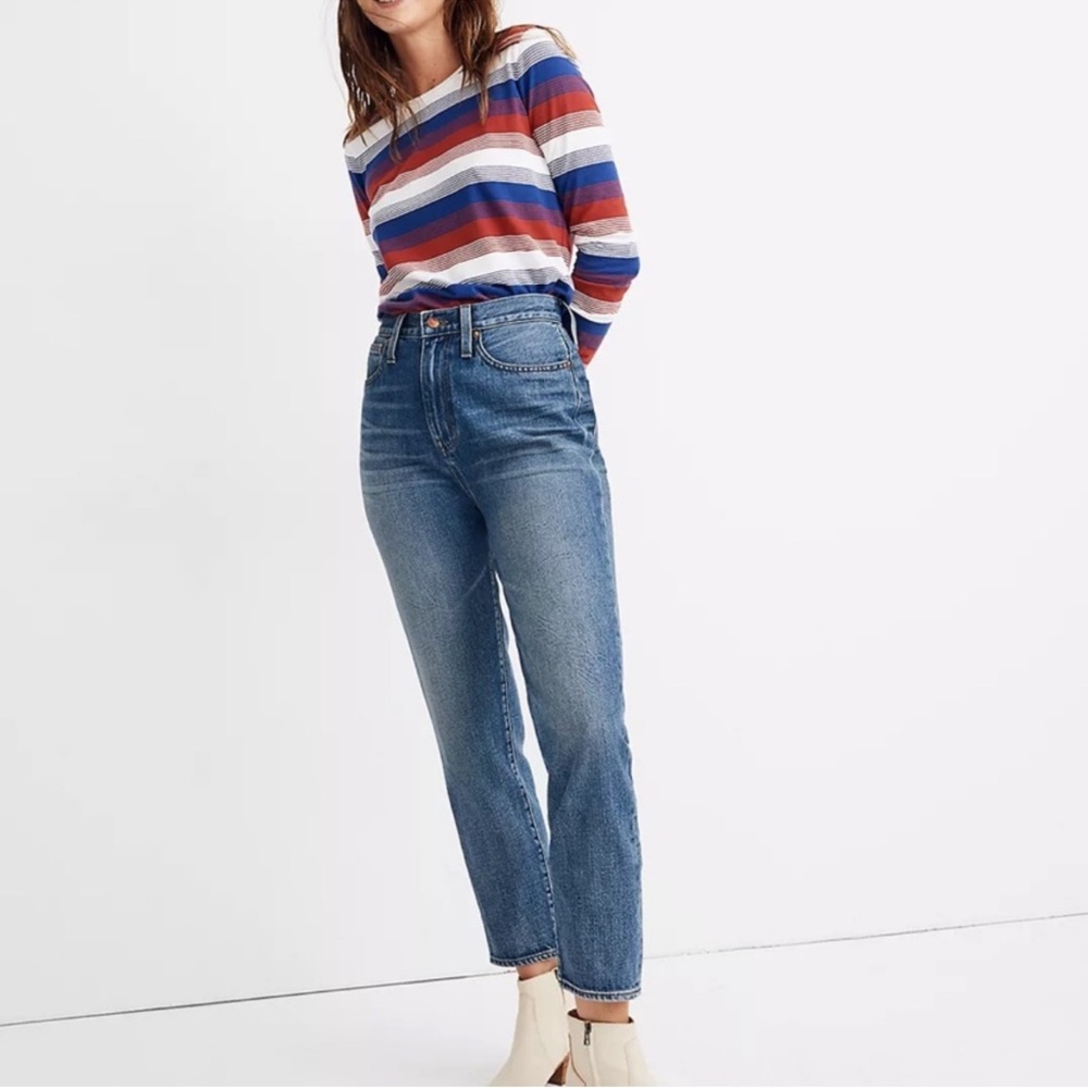 Madewell Size 28 Mom Jeans in Blue